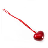 Heart Sakura Close Jingle Bell Charm Pendant - Kids Bag Gift