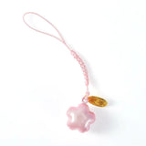 Heart Sakura Close Jingle Bell Charm Pendant - Kids Bag Gift