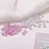 Gradient Powder Round Beads DIY Earrings Bracelets Necklace Accessories