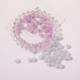 Gradient Powder Round Beads DIY Earrings Bracelets Necklace Accessories