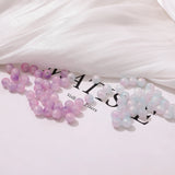 Gradient Powder Round Beads DIY Earrings Bracelets Necklace Accessories