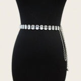 Bling Crystal Girls Waist Chain for Daily Wear