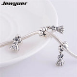 Dress Dangle Charms 925 Sterling Silver Pendant DIY Making
