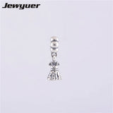 Dress Dangle Charms 925 Sterling Silver Pendant DIY Making