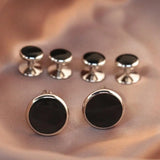 Men's Business Cufflinks Set for Wedding Tuxedo Shirt
