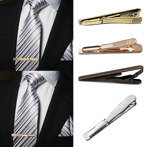Men's Metal Necktie Bar Tie Clip for Dress Shirts