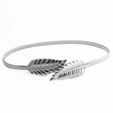 Golden Leaf Belt For Dresses Women's Metal Belt Stylish Waist Chain Stunning