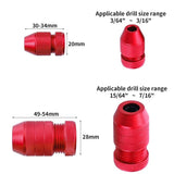 Drill Bit Stop Set for Drill, 3/64-3/16in, 15/64-7/16in