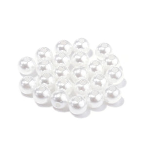 ABS Pearl Spacer Beads 3/4/6/8/10MM Bulk Lot Jewelry Making