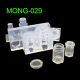 Silicone Resin Molds for Drink Bottle Coffee Honey Jar Epoxy Resin Jewelry Tools