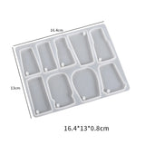 Drink Cup Tag Crystal Epoxy Resin Mold Wine Coffee Mason Can Pendant Silicone