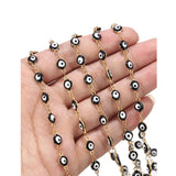 1 Meter Drip Eye Chain Necklace Titanium Steel Jewelry for Women