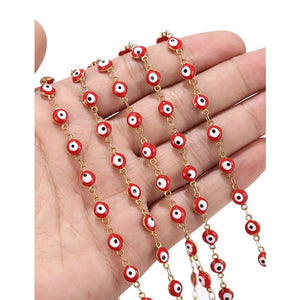 1 Meter Drip Eye Chain Necklace Titanium Steel Jewelry for Women
