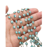 1 Meter Drip Eye Chain Necklace Titanium Steel Jewelry for Women