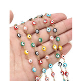 1 Meter Drip Eye Chain Necklace Titanium Steel Jewelry for Women
