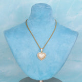 Zircona Heart Pendant Women Necklace Hip Hop Rock Street Jewelry