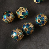 5Pcs 10mm Copper Spacer Beads for Jewelry Making
