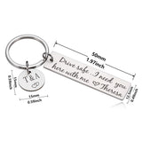 Drive Safe Keychain Personalized Keychain for Car Keys