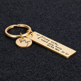 Drive Safe Keychain Lettering Love You Men Women Boyfriend Husband Key Chain
