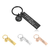 Drive Safe Keychain Lettering Love You Men Women Boyfriend Husband Key Chain