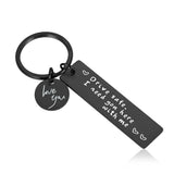 Drive Safe Keychain Lettering Love You Men Women Boyfriend Husband Key Chain