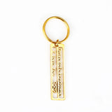 Safe Drive Keyring Metal Gift Charm Unisex KeyChain Stainless Steel Pendant