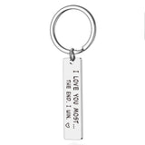 Drive Safe KeyChain Mom Dad Uncle Aunt Brother Sister Grandpa Grandma Gift