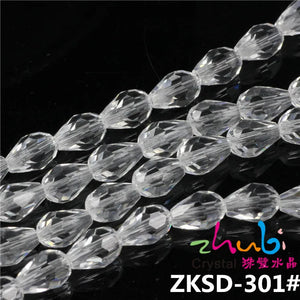 Loose Crystal Glass Beads Red Teardrop Lampwork Craft Materials DIY