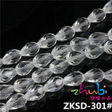 Loose Crystal Glass Beads Red Teardrop Lampwork Craft Materials DIY