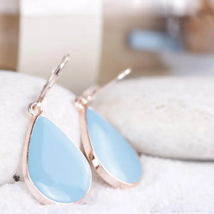 Dangle Drop Cabochons Earrings in Assorted Colors