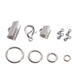 Metal DIY Necklace Jewelry Findings Kit