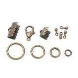 Metal DIY Necklace Jewelry Findings Kit