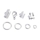 Metal DIY Necklace Jewelry Findings Kit