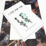 Sterling Silver Snake Drop Earrings