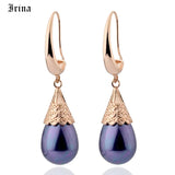 Vintage Classic Pearl Drop Earrings for Women