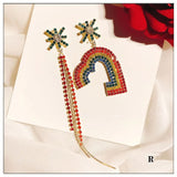 Colorful Star Lips Tassel Drop Earrings