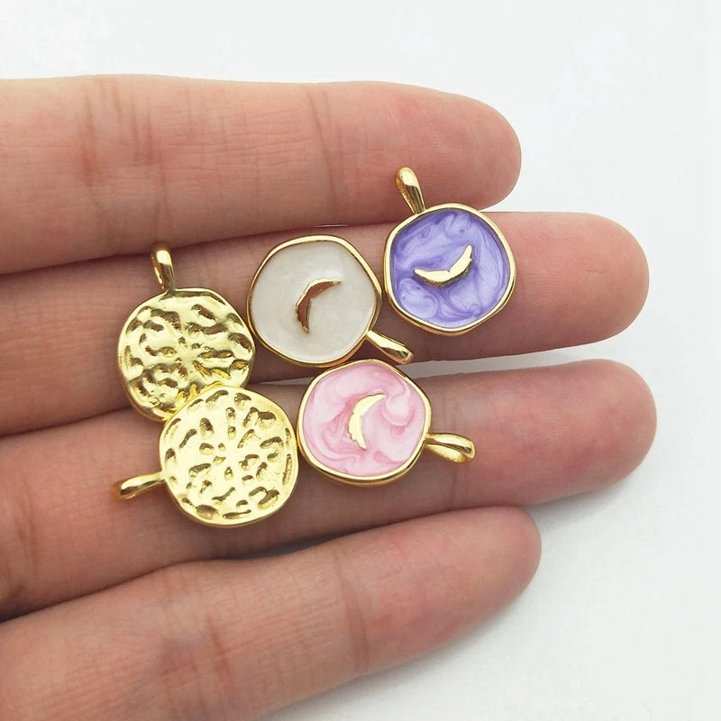 Colorful Candy Charms Plated Metal Necklace Pendant