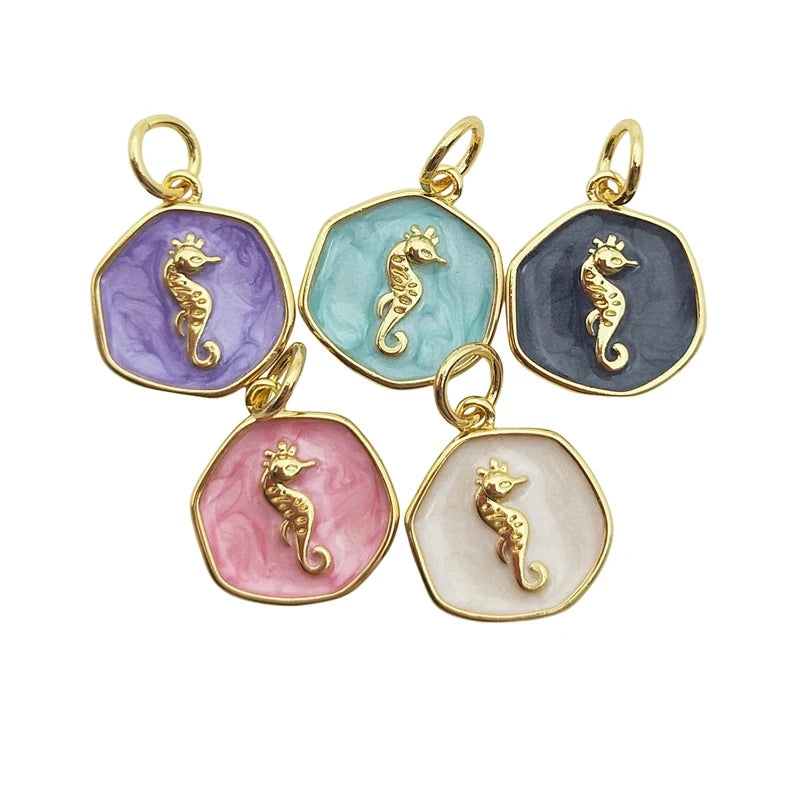 Vintage Sea Horse Pendent for Jewelry Making