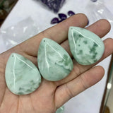 Angelite Stone Pendant Natural Gemstone Necklace for Gift