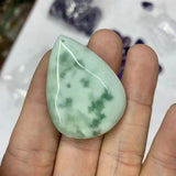 Angelite Stone Pendant Natural Gemstone Necklace for Gift