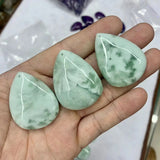 Angelite Stone Pendant Natural Gemstone Necklace for Gift
