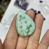 Angelite Stone Pendant Natural Gemstone Necklace for Gift