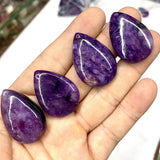 Charoite Stone Pendant Natural Gemstone Jewelry Necklace