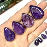 Charoite Stone Pendant Natural Gemstone Jewelry Necklace