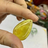 Natural Amber Pendant Gemstone Necklace Pendants Gift