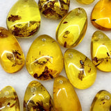 Natural Amber Pendant Gemstone Necklace For Gift