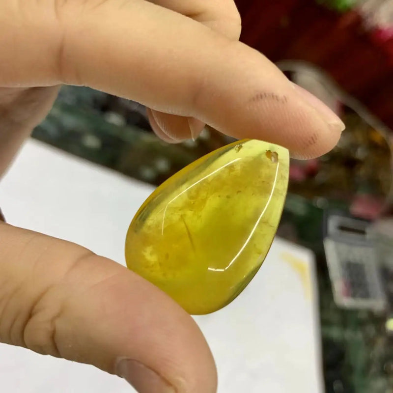 Natural Amber Pendant Gemstone Necklace Pendants Gift