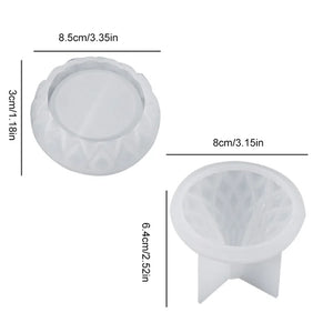 Yurt Silicone Mold for Jewelry Box Making