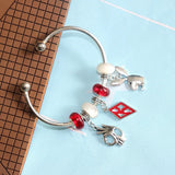 Red Greek Fraternity Bangle Man