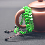 Green Jade Bracelet Women's Burma Jade Jewelry
